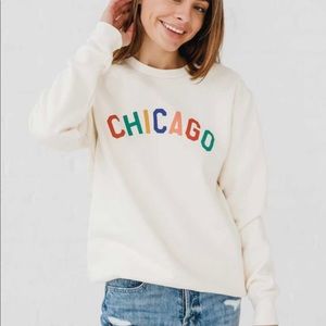 Alice and Wonder Chicago Hoodie in Gray